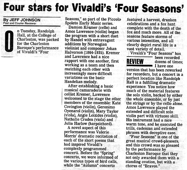 Four Stars for Vivaldi